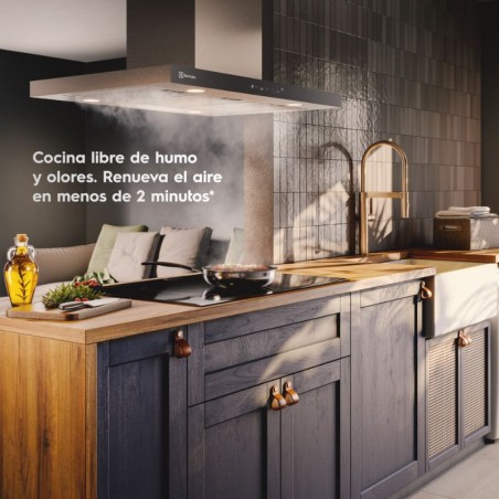 Campana Electrolux Tipo Isla 90CM INOX