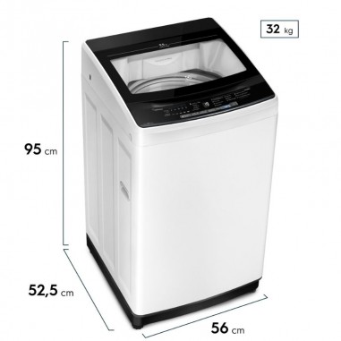 Lavarropas Electrolux Carga Superior 9,5Kg - Blanco