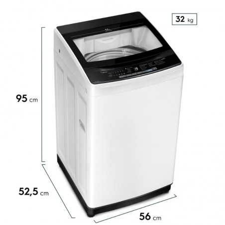 Lavarropas Electrolux Carga Superior 9,5Kg - Blanco