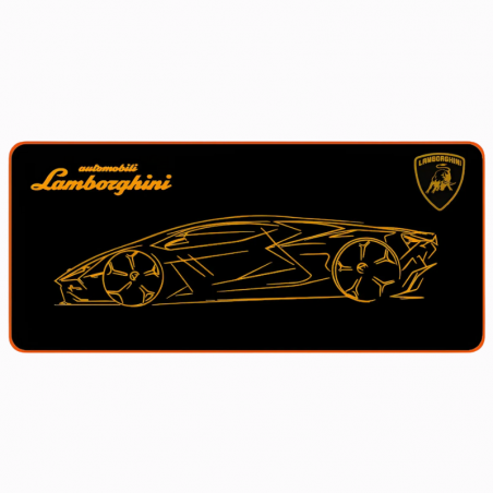 Mouse Pad Lamborghini Stylish - Negro/Amarillo