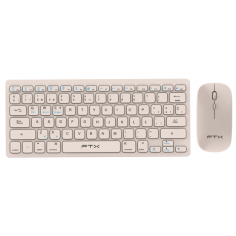Teclado + Mouse FTX FTXGK03 Wireless - Dorado