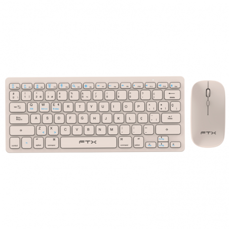 Teclado + Mouse FTX FTXGK03 Wireless - Dorado
