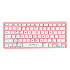 Teclado FTX FTXB1000 Ultra Slim Bluetooth - Rosa