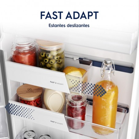 Heladera Electrolux F/S 408Lts Inverter 2 Puertas - Inox