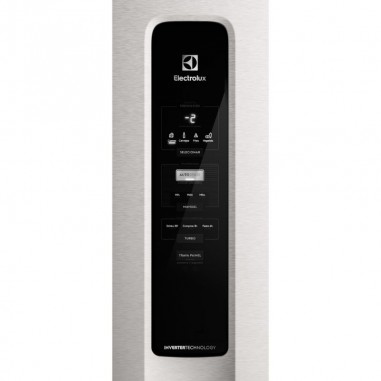 Heladera Electrolux F/S 488Lts Inverter Freezer Abajo  - Inox