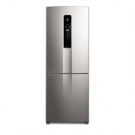 Heladera Electrolux F/S 488Lts Inverter Freezer Abajo  - Inox