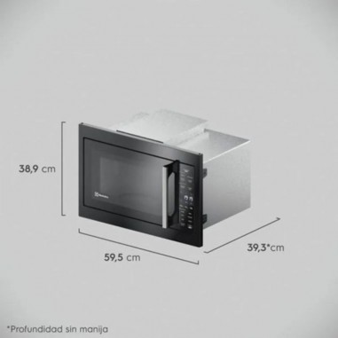 Microondas Empotrable Electrolux 30Lts - Negro