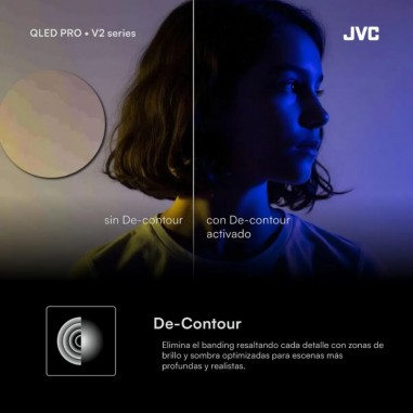 TV Smart JVC QledPro 65" 4K Google TV 65KM858
