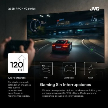 TV Smart JVC QledPro 65" 4K Google TV 65KM858