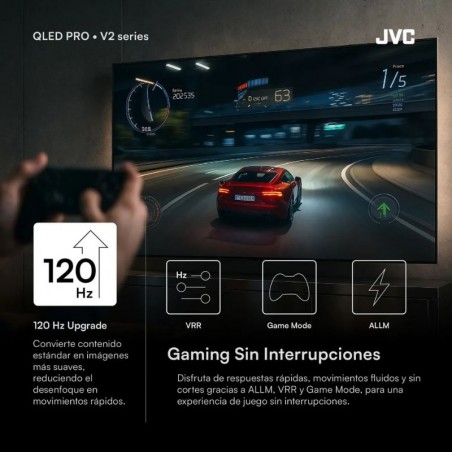 TV Smart JVC QledPro 65" 4K Google TV 65KM858