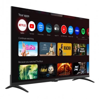 TV QLED Kenwood 32" Google TV HD Smart Frameless