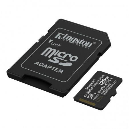 Memoria MicroSD Kingston Canva Select Plus 150MB/S C10 128 GB - Negro