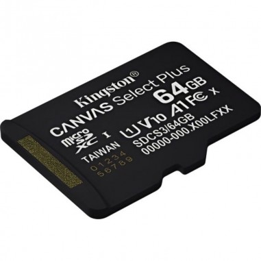 Memoria MicroSD Kingston Canvas Plus 100 MB/s 64 GB