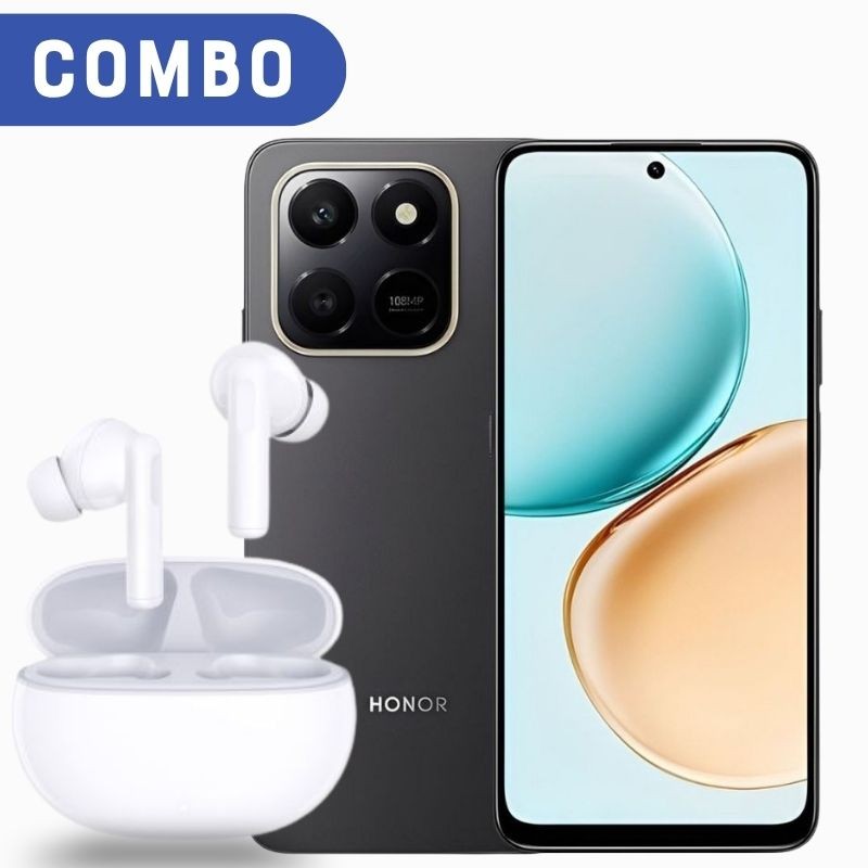 Combo Celular Honor X7D 8+256GB +Auricular X7i White