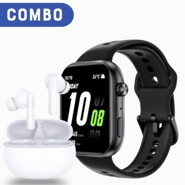 Combo Auricular X7i White + Honor Choice Watch 2i Black