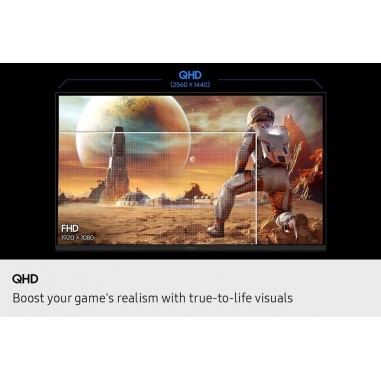 Monitor Gamer Samsung Odyssey G5 32" QHD, 180Hz, Plano, VA, AMD FreeSync