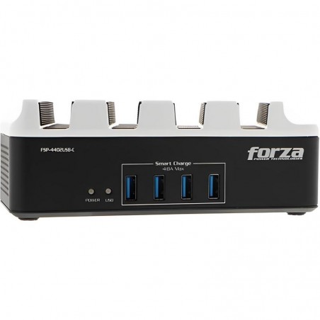 Estación de carga USB Forza USB-C + 4 tomas 220V