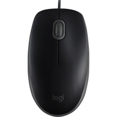 Mouse Logitech M110 – Óptico, conexión USB, diseño ambidiestro - Negro