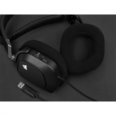 Auricular Gamer Corsair HS80 USB - Carbon 2