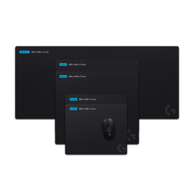 Mouse Pad Logitech G640 Large – Superficie de tela, base antideslizante