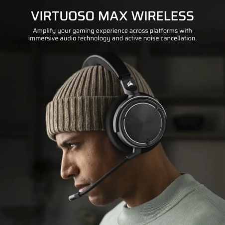 Auricular Gamer Corsair Virtuoso Max RGB Wireless XT - Slate
