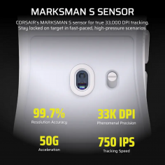 Mouse Gamer Corsair Sabre V2 Pro Ultralight - Blanco 2