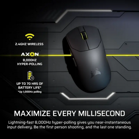 Mouse Gamer Corsair Sabre V2 Pro Ultralight - Blanco