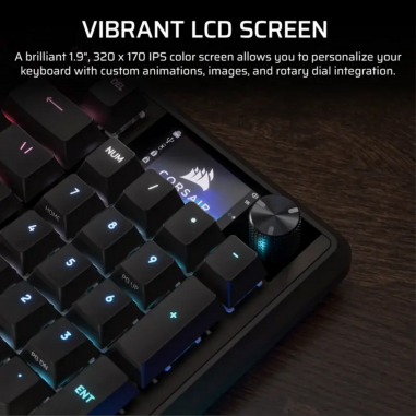 Teclado Gamer Corsair Vanguard 96 – Switches MLX, diseño compacto