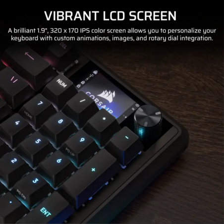 Teclado Gamer Corsair Vanguard 96 – Switches MLX, diseño compacto