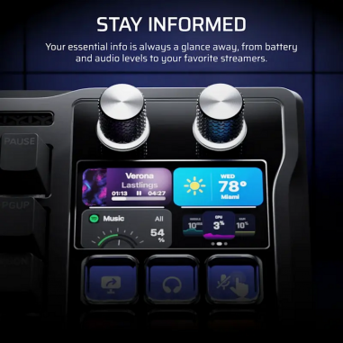 Teclado Gamer + Stream Deck Corsair Galleon 100SD – Control de streaming, botones personalizables