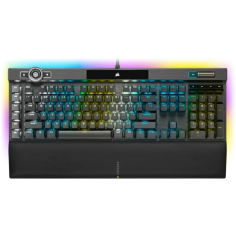Teclado Gamer Corsair K100 RGB – Mecánico, switches Cherry MX, RGB