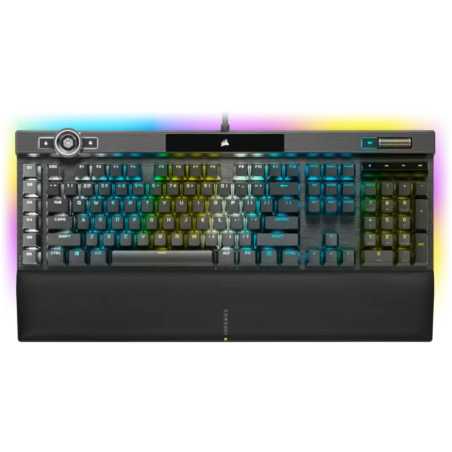 Teclado Gamer Corsair K100 RGB – Mecánico, switches Cherry MX, RGB