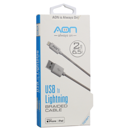 Cable Usb A Lightning Mfi 2m