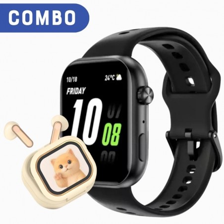 Combo Honor Choice Watch 2i Black + Auricular Honor Choice CuBuds