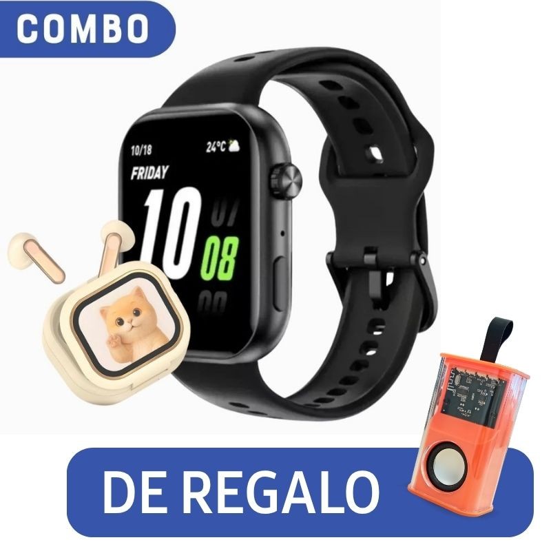 Combo Honor Choice Watch 2i Black + Auricular Honor Choice CuBuds