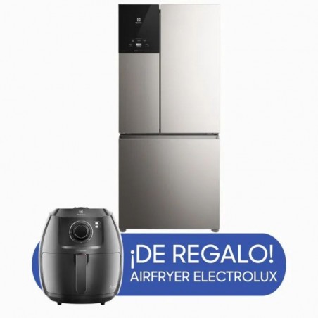 Heladera Electrolux F/S 538Lts Inverter Multidoor - Inox