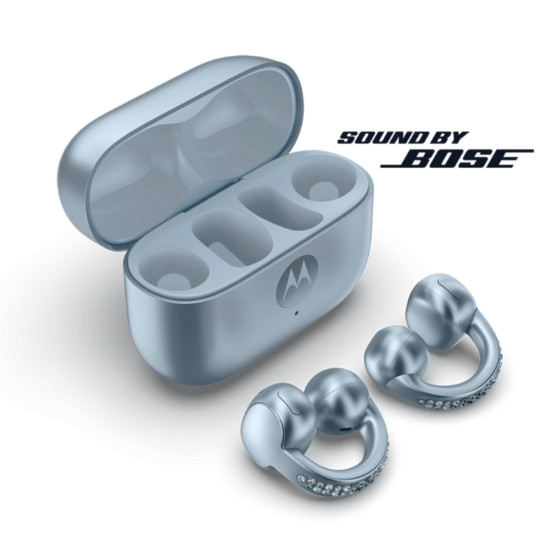 Auricular Motorola Buds Plus S3-Blue Swarovski