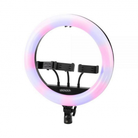 Aro de Luz LED Satellite 14" RGB – Iluminación Multicolor para Streaming y Contenido