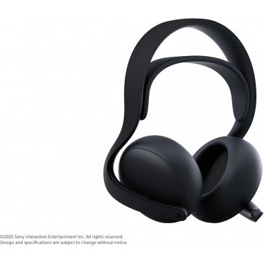 Auricular Sony Pulse Elite Wireless – Audio Inalámbrico de Alta Fidelidad, Blanco y Negro