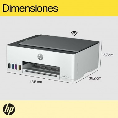 Impresora Multifunción HP Smart Tank 580 – Impresión, Copia, Escaneo y Tintas Incluidas + Tintas de REGALO