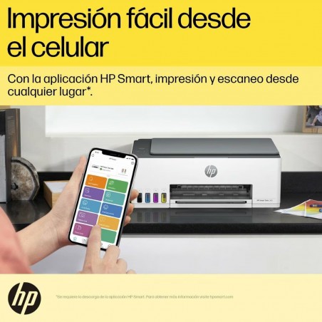 Impresora Multifunción HP Smart Tank 580 – Impresión, Copia, Escaneo y Tintas Incluidas + Tintas de REGALO
