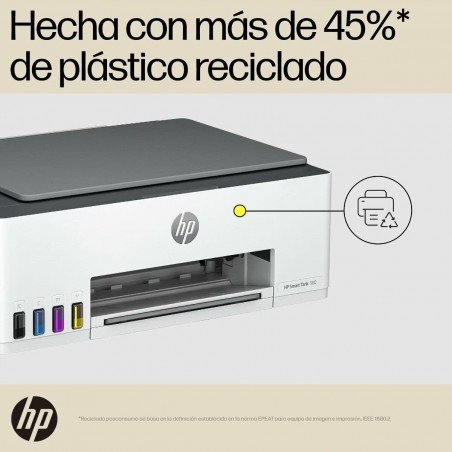 Impresora Multifunción HP Smart Tank 580 – Impresión, Copia, Escaneo y Tintas Incluidas + Tintas de REGALO