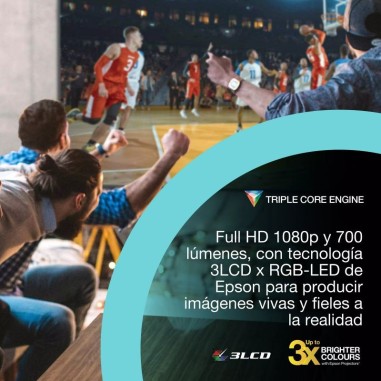 Proyector Epson EF-61G – Full HD, Google TV y 700 Lúmenes