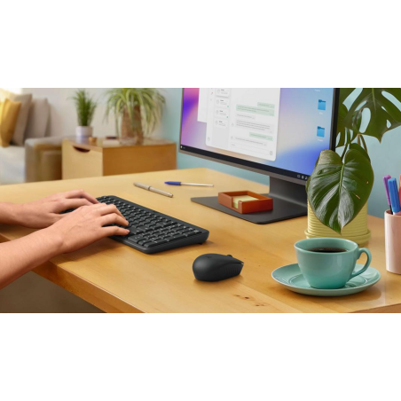 Pack Logitech MK250 – Teclado y Mouse Inalámbricos