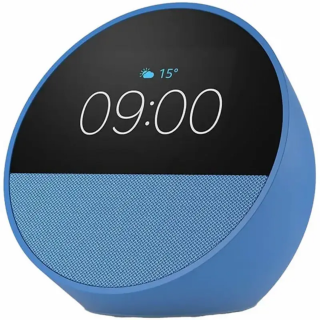 Parlante Inteligente Amazon Echo Spot 2024 – Alexa Integrada y Reloj Digital