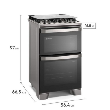 Cocina A Gas Electrolux 4 Hornallas 2 Hornos 35/79L