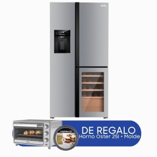 Heladera Oster Multidoor F/S 511Lts Inox