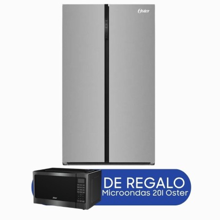 Heladera Oster Side By Side 623L Frío Seco Inverter