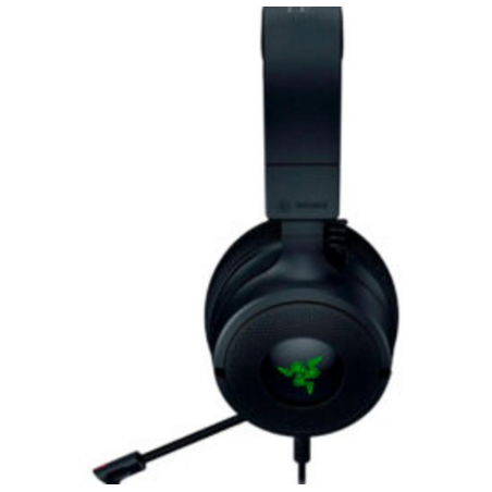Auricular Gamer Razer Kraken V4 X – RGB, Sonido Inmersivo – Negro