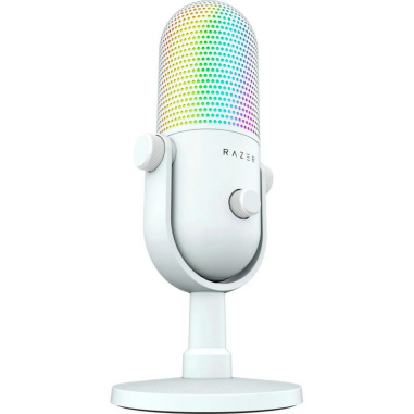 Micrófono Razer Seiren V3 Chroma – RGB, Calidad Profesional – Blanco